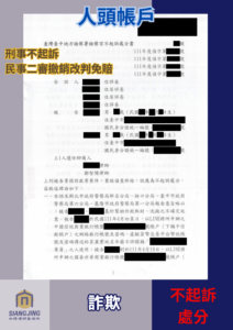 人頭帳戶｜誤信網戀伴侶,投資虛擬貨幣險賠數十萬!刑事不起訴,民事二審免賠!｜向璟律師事務所